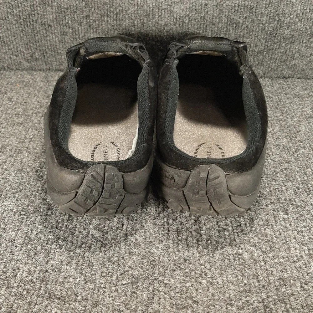 Merrell Jungle Moc Shoes Mens Size 8 Black Suede Slip On Comfort Walking Casual